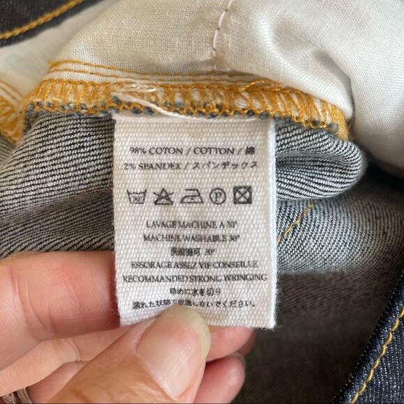 Le Mont Saint Michel Denim Jean Skirt 40 / L - Picture 4 of 4